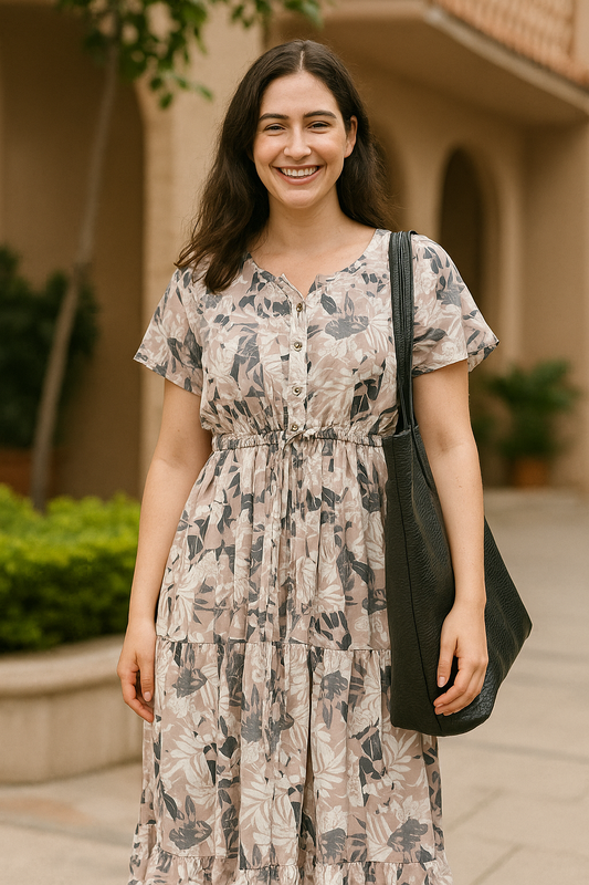Bloom Essence Floral Frock