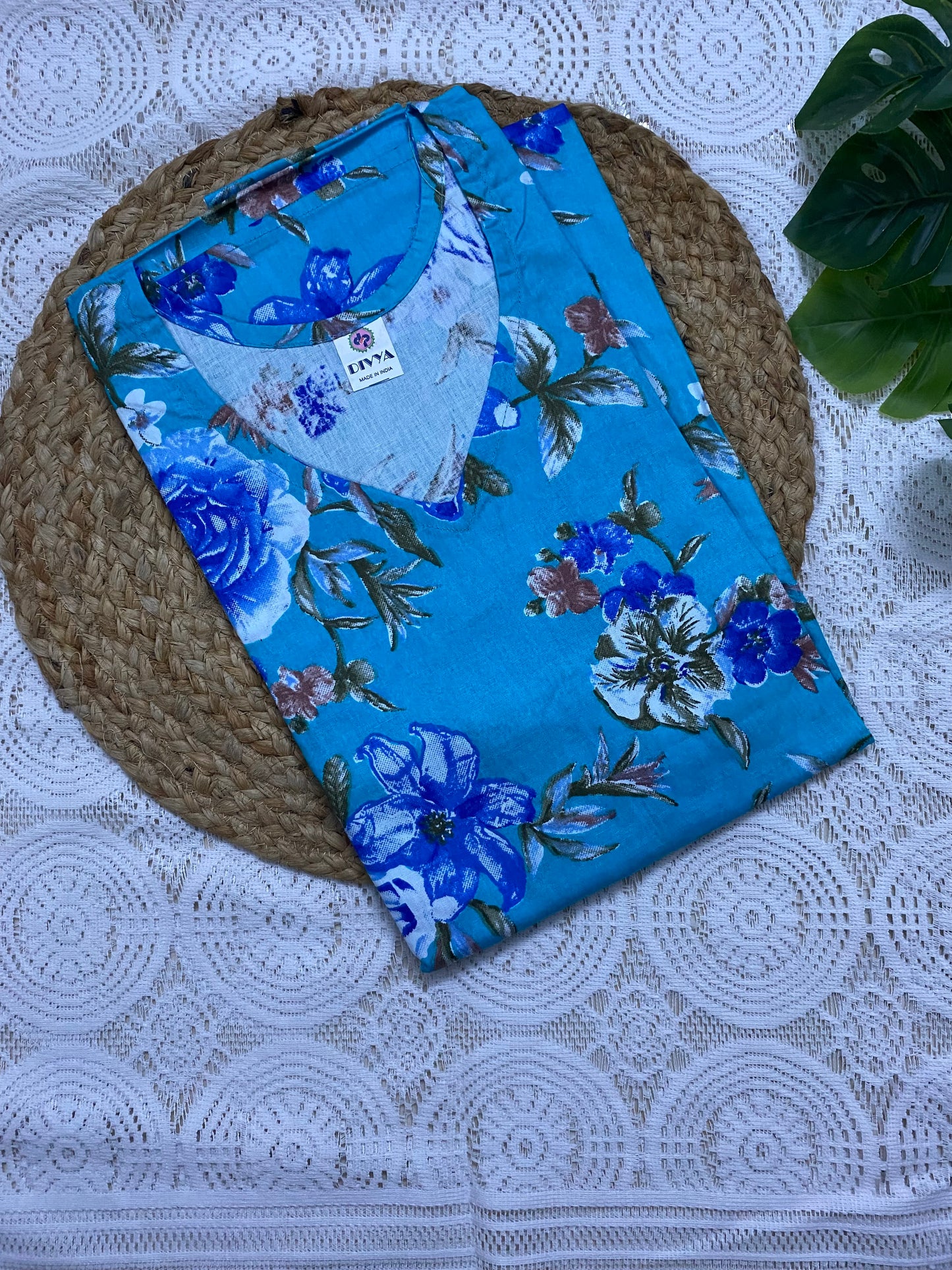 Floral Kaftan Nighty