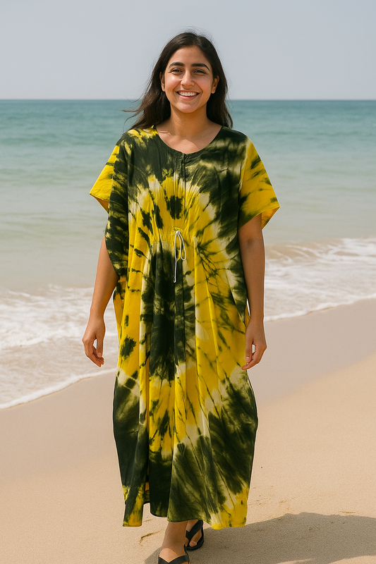 Shibori Kaftan Nighty