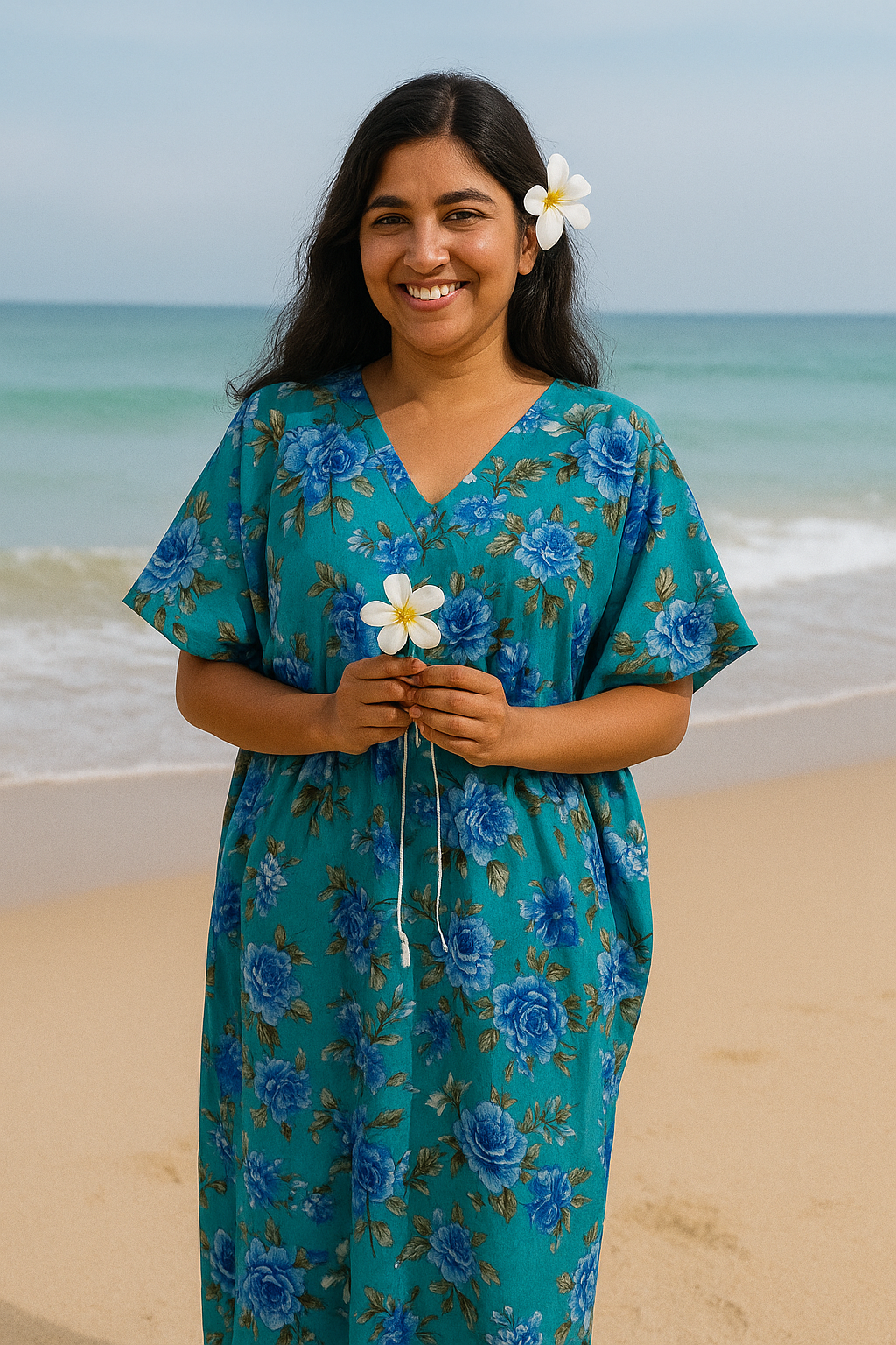 Floral Kaftan Nighty