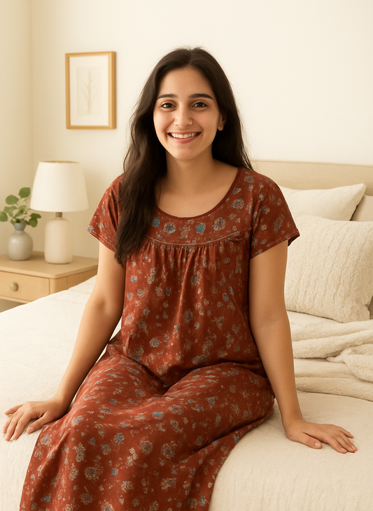 Premium Alpine Brown Nighty